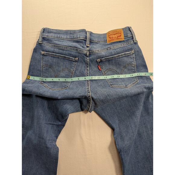 Levis Jeans Womens 30w Blue Denim Curvy Bootcut Low-Mid Rise Classic Y2k Country - Picture 9 of 12